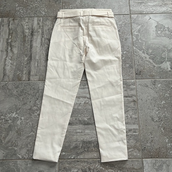NWT ELEVENTY High-Waisted Ribbed Pants in Cream, Size EU40 | US2 New w/Tag $495 - Picture 7 of 11
